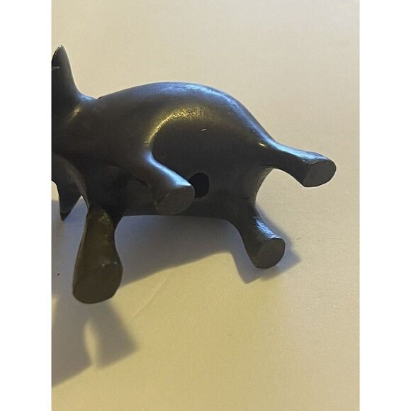 Small Metal Elephant table placard business card holder - Picture 4 of 6